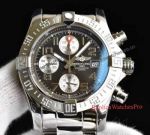 Replica Swiss 7750 Breitling Avenger ii Seawolf 43mm Watch-Stainless Steel Brown Dial 